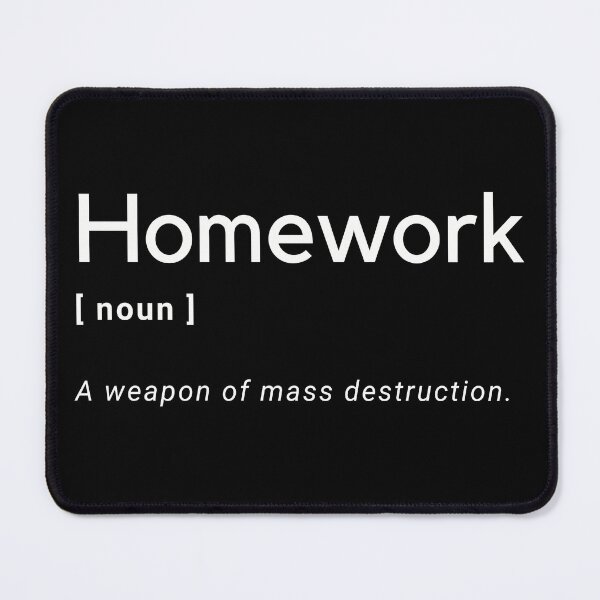 Item preview, Homework definition designed and sold by Amine-Creation.