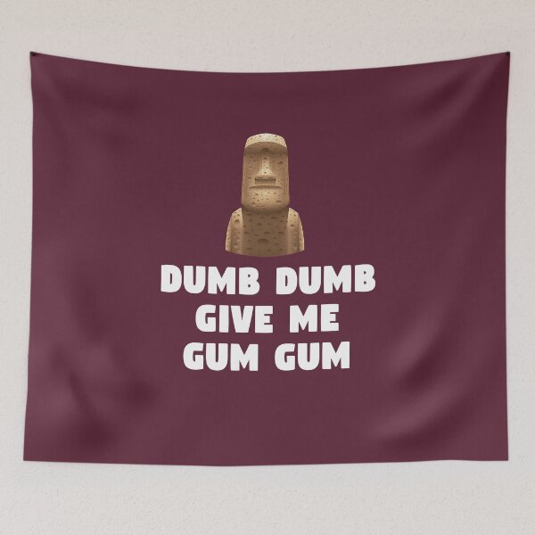 Item preview, Dumb Dumb Give Me Gum Gum Night At The Museum Quote, Classic T Graphic Trending Unisex Youth L designed and sold by VCBQEW.