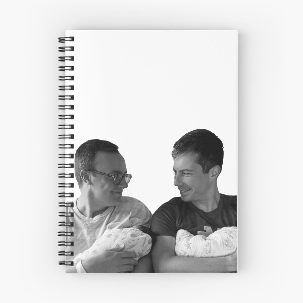 Item preview, Pete Buttigieg and Chasten Glezman Buttigieg with the Buttitwins designed and sold by GrellenDraws.