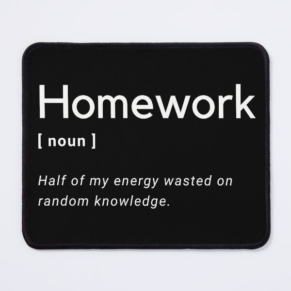 Item preview, Homework definition designed and sold by Amine-Creation.