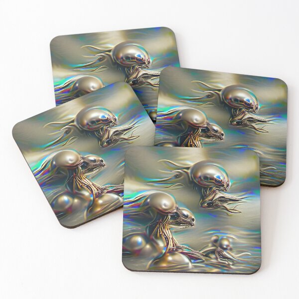 Item preview, Metallic Aliens designed and sold by PyroPython.