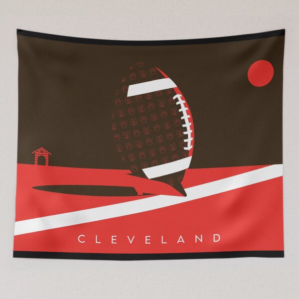 Item preview, Cleveland Football NFL Fan Art designed and sold by jkahindo.