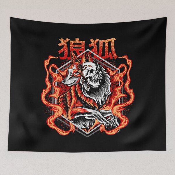 Item preview, Japanese Kitsune Fox Kitsunetsuki Oni Hannya Mask  designed and sold by TheAplus.