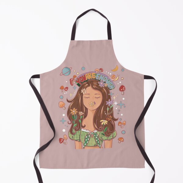 Item preview, Retro Stripes Girl You Are Enough/A Girl In A Striped Tank Top designed and sold by Yunipop.