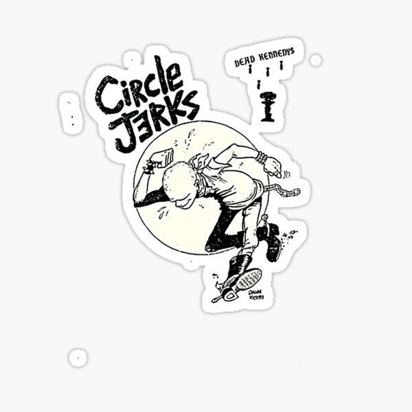 Circle Jerks Font Stickers for Sale | Redbubble