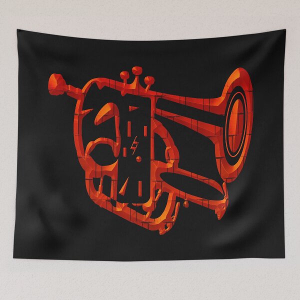 Item preview, TRUMPET ABSTRACT MINIMALIST ART - ABSTRACT MINIMALIST MUSICAL INSTRUMENT FOR CLASSICAL & JAZZ TRUMPET LOVERS. designed and sold by Ralek.
