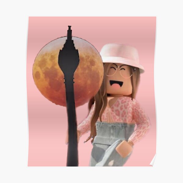 Aesthetic Roblox Girl Poster By Sarandiosameera Redbubble 7478