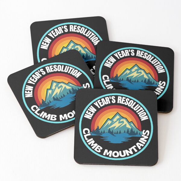 Item preview, New Year's Resolution Climb Mountains 2022 designed and sold by RGRamsey.