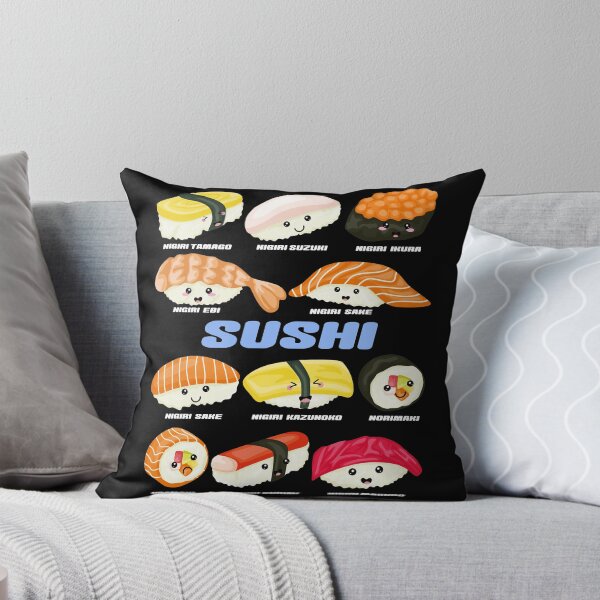 Item preview, Cute Kawaii Sushi Manga Sushi  designed and sold by TheAplus.