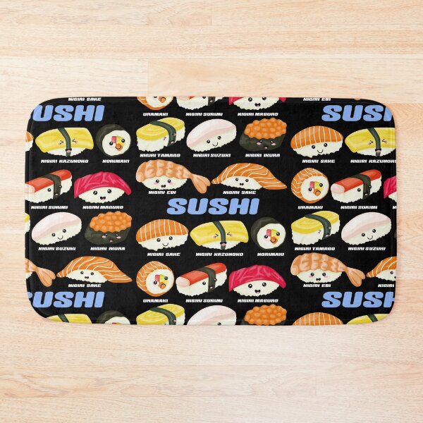 Item preview, Cute Kawaii Sushi Manga Sushi  designed and sold by TheAplus.