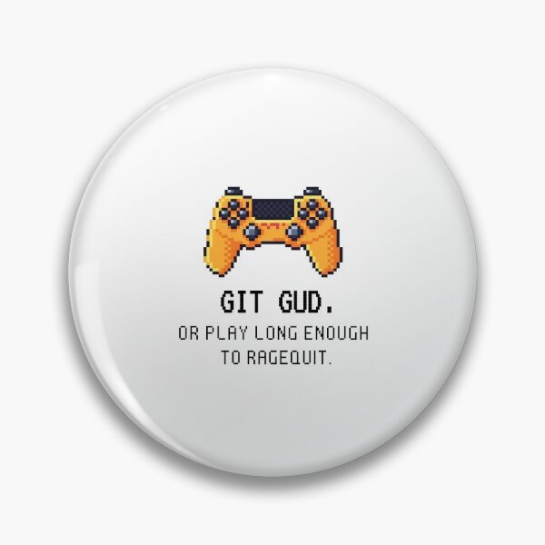 Aperçu de l'œuvre Git Gud Gaming Pixel Art créée et vendue par RareLoot19.