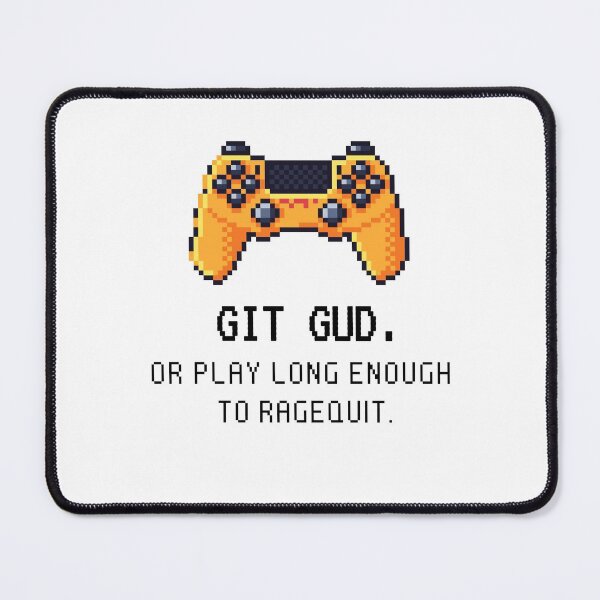 Item preview, Git Gud Gaming Pixel Art designed and sold by RareLoot19.