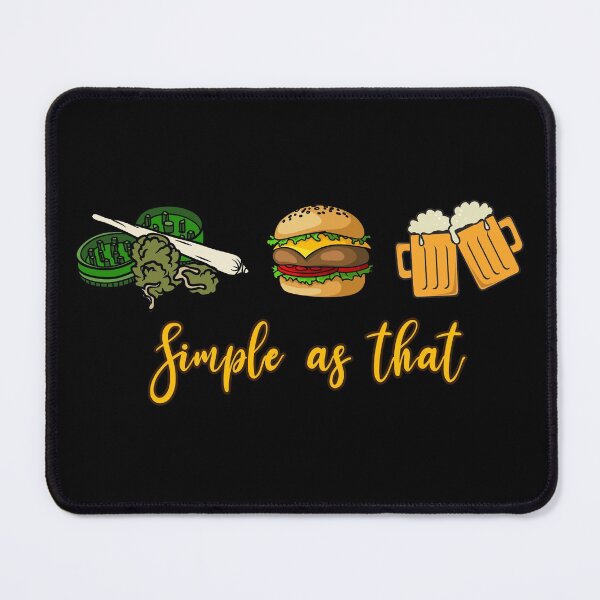 Item preview, Simple as that Bud Burger Beer - Weed, Foodie beer lover T-shirt Christmas Gift designed and sold by SquidGamer.
