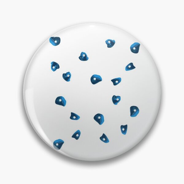 Item preview, Blue boulder handles sloper bouldering motif designed and sold by DerNerd.