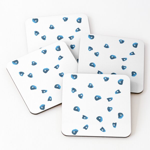 Item preview, Blue boulder handles sloper bouldering motif designed and sold by DerNerd.
