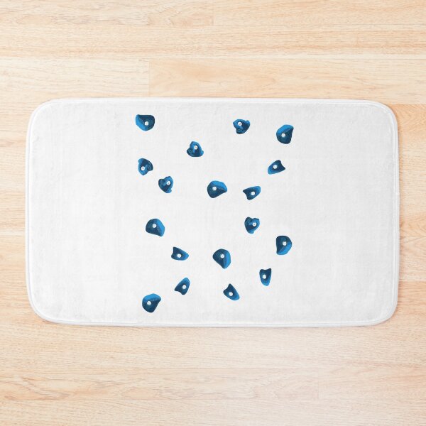Item preview, Blue boulder handles sloper bouldering motif designed and sold by DerNerd.