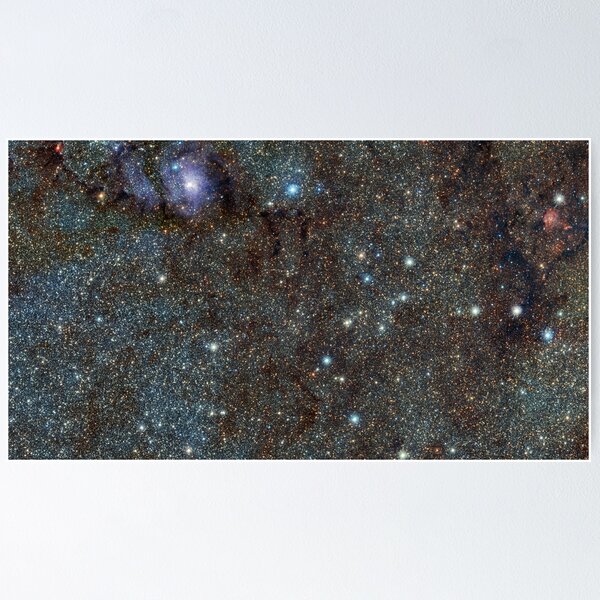 Item preview, Lagoon Nebula (M8, NGC 6523) - Infrared view (constellation of Sagittarius) designed and sold by Raureif.