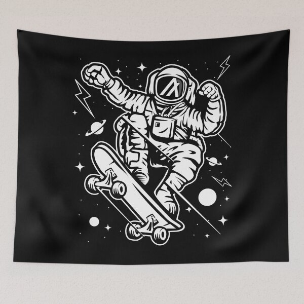 Item preview, Astronaut Skate Algorand ALGO Coin To The Moon Crypto Token Cryptocurrency Blockchain Wallet designed and sold by AriellaGross.