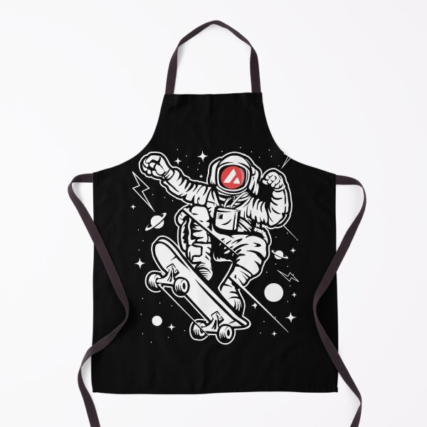 Item preview, Astronaut Skate Avalanche AVAX Coin To The Moon Crypto Token Cryptocurrency Blockchain Wallet designed and sold by AriellaGross.