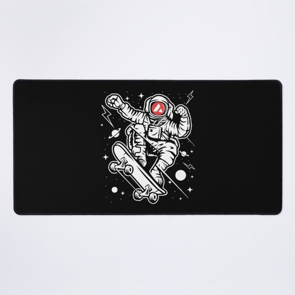 Item preview, Astronaut Skate Avalanche AVAX Coin To The Moon Crypto Token Cryptocurrency Blockchain Wallet designed and sold by AriellaGross.