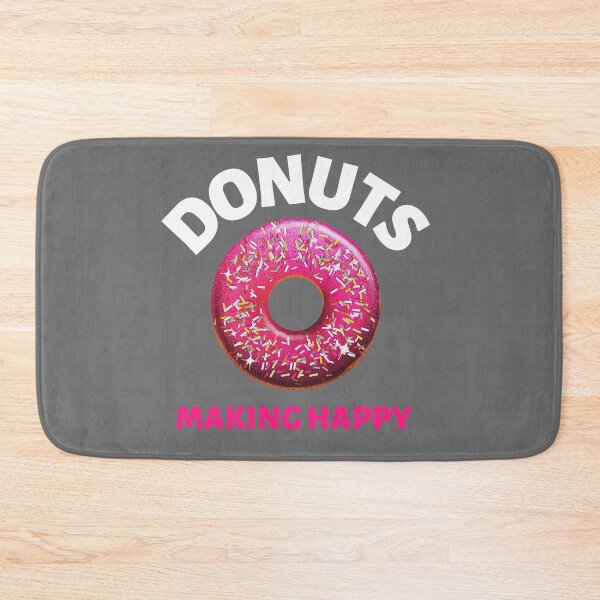 Item preview, Donuts make you happy - pink designed and sold by VitoTDesign.