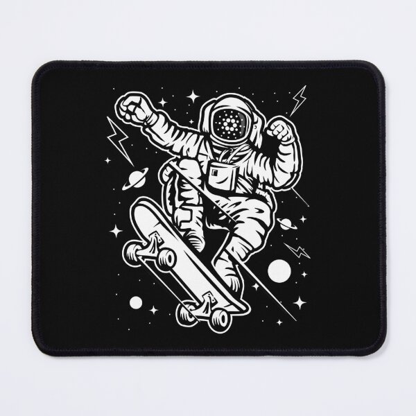 Item preview, Astronaut Skate Cardano ADA Coin To The Moon Crypto Token Cryptocurrency Blockchain Wallet designed and sold by AriellaGross.