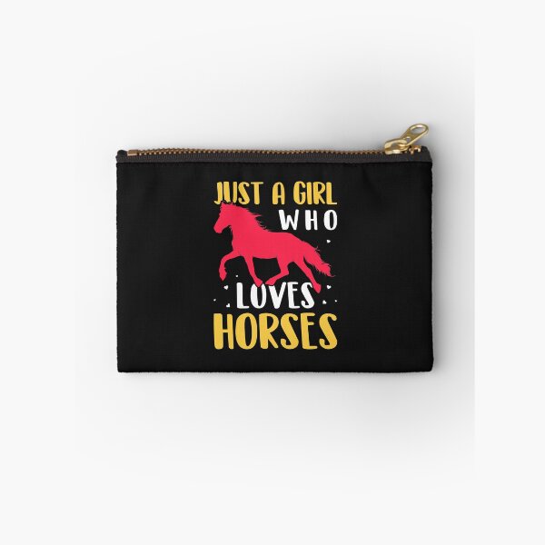 Item preview, Just A Girl Who Loves Horses - Red and Yellow designed and sold by FastTrackPhotog.