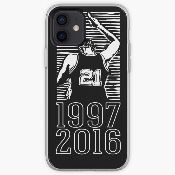 Tim Duncan retirement shirt iPhone Soft Case