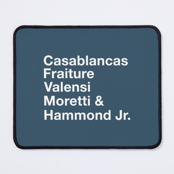 Item preview, The Strokes Last Names white designed and sold by WhimsyTreeLane.