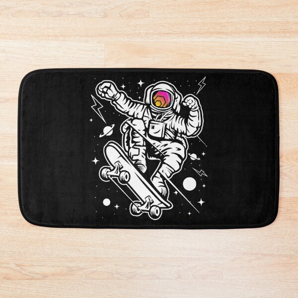 Item preview, Astronaut Skate HEX Coin To The Moon HEX Crypto Token Cryptocurrency Blockchain Wallet designed and sold by AriellaGross.