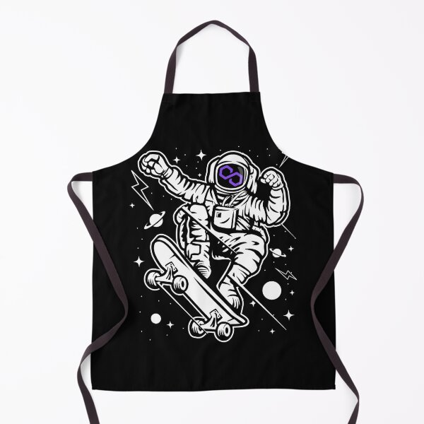 Item preview, Astronaut Skate Polygon Matic Coin To The Moon Crypto Token Cryptocurrency Blockchain Wallet designed and sold by AriellaGross.