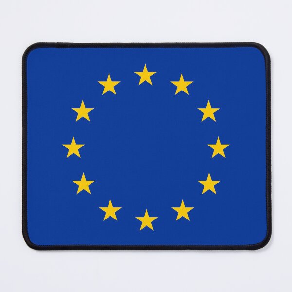 Item preview, European Union Flag - Proud European  designed and sold by Happy Puppy Print On Demand.