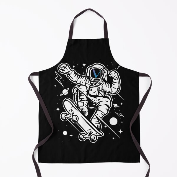 Item preview, Astronaut Skate Vechain VET Coin To The Moon Crypto Token Cryptocurrency Blockchain Wallet designed and sold by AriellaGross.
