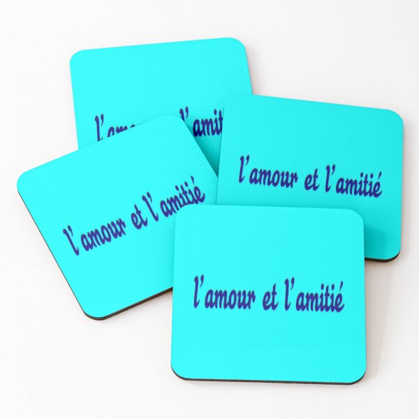 Item preview, Love and friendship french language art color  designed and sold by artdragongift 15.
