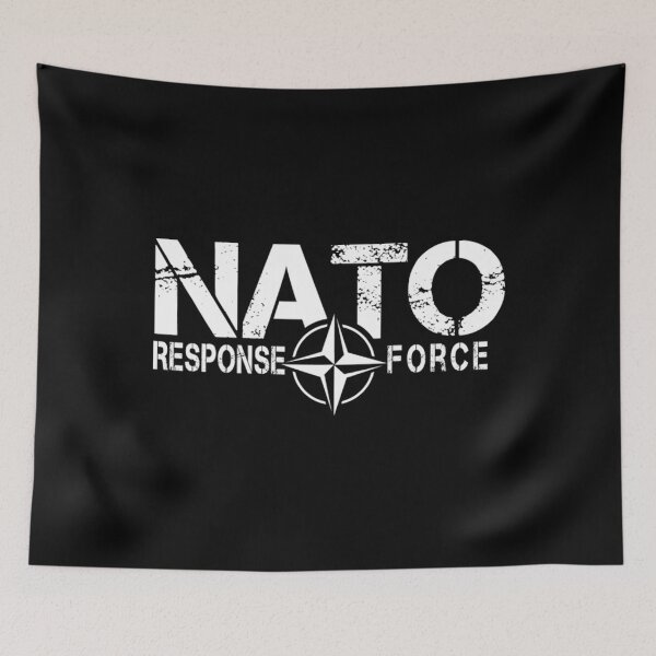 Item preview, Nato T-ShirtNATO Response Force   (white logo) designed and sold by HaudunTone.