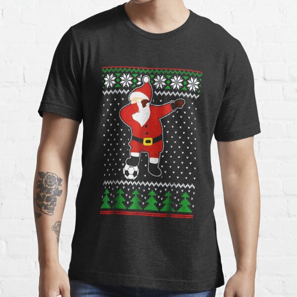 Dabbing Santa Soccer Ugly Christmas Essential T-Shirt