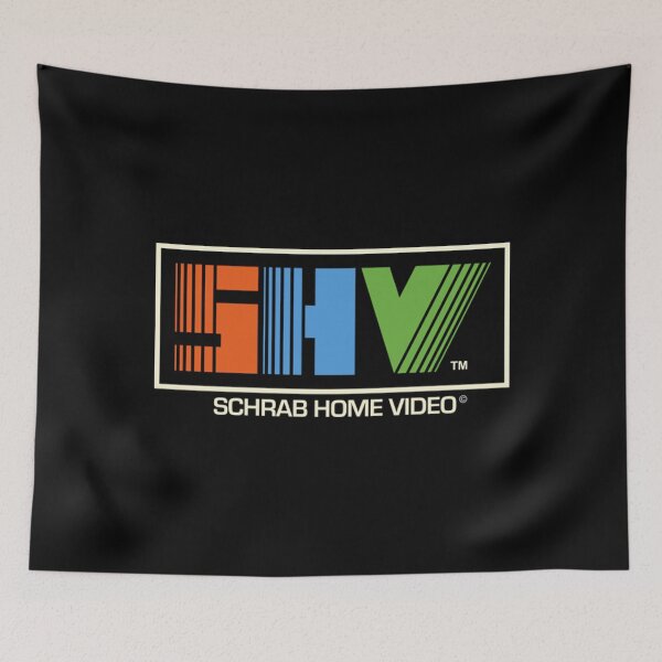 Item preview, Schrab Home Video T-ShirtSHV - Red, Blue and Green designed and sold by HaudunTone.