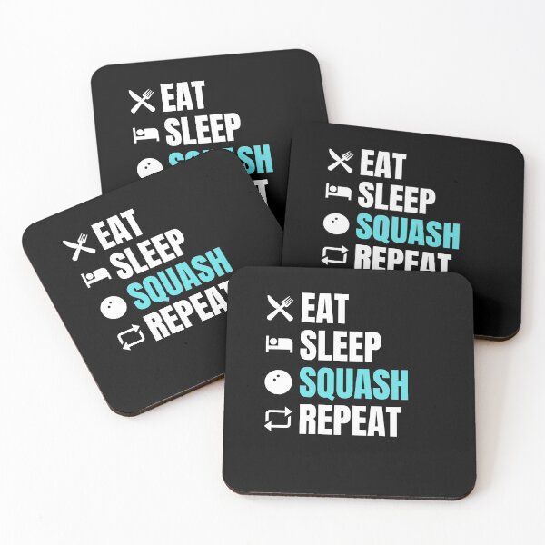 Item preview, Squash Sport | Eat, Sleep, Squash, Repeat | Squash Themed Gifts designed and sold by NostalgicLatin.