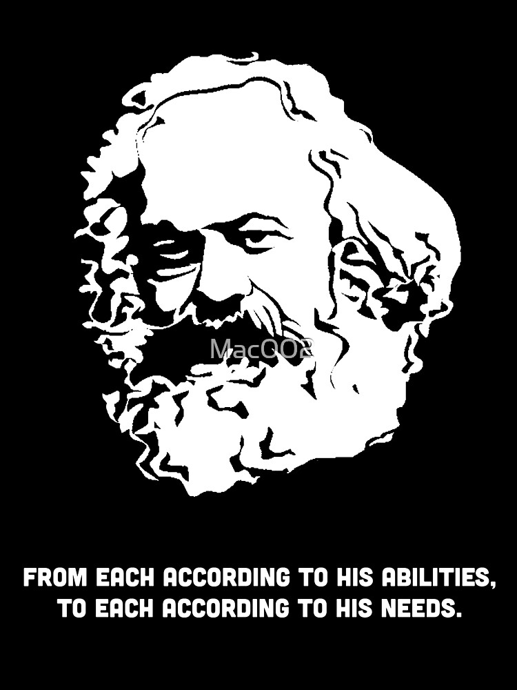 Carte De Vœux Citation De Karl Marx Par Mac002 Redbubble