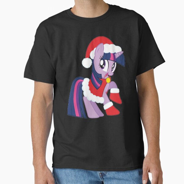 T-shirt Femme My Little Pony Christmas "All I Want Is A Pony" - Col En V Vintage - Licencié Officiel