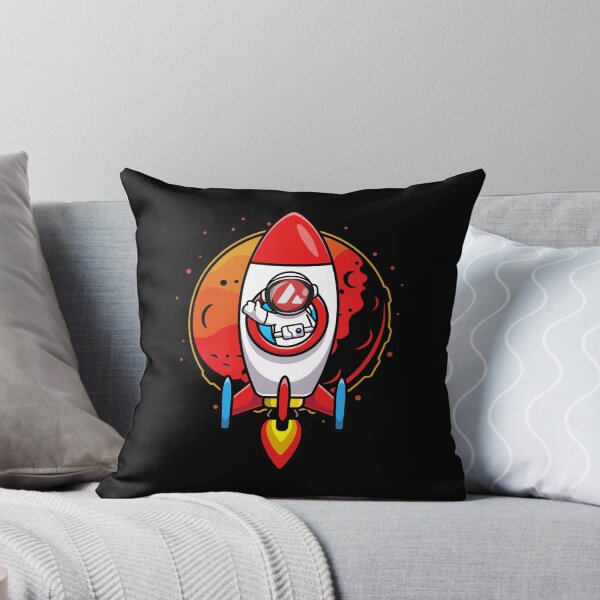 Item preview, Astronaut Rocket Avalanche AVAX Coin To The Moon Crypto Token Cryptocurrency Blockchain Wallet designed and sold by AriellaGross.