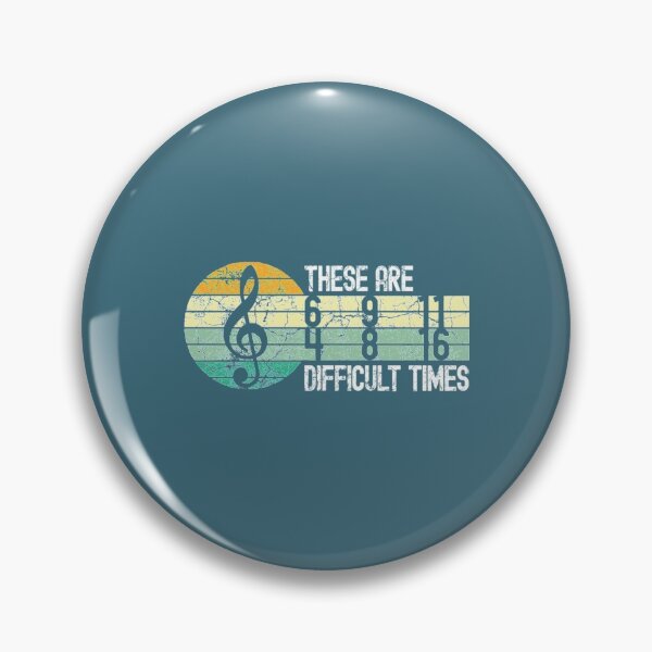 Item preview, These are difficult times music lover musician designed and sold by WhimsyTreeLane.