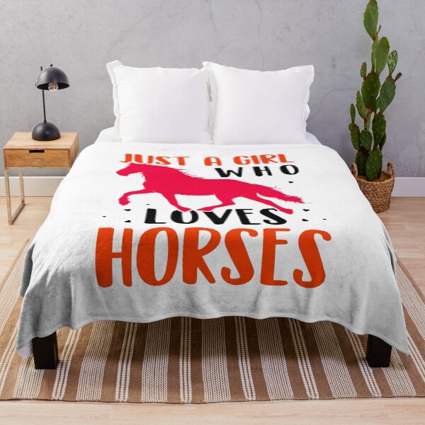 Item preview, Just A Girl Who Loves Horses Red  designed and sold by FastTrackPhotog.