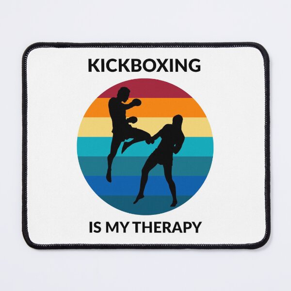 Item preview, Kickboxing Is My Therapy Retro Vintage Sparring  designed and sold by ojdart.