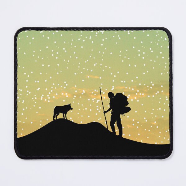 Item preview, Wolf and Backpacker designed and sold by GasconyPassion.