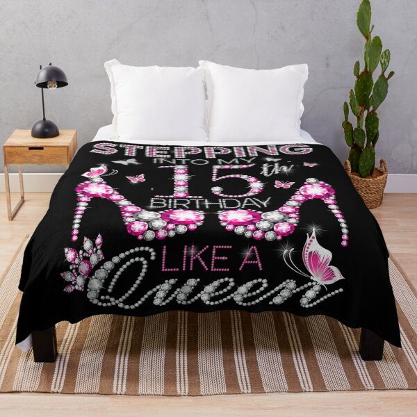 Item preview, Stepping Into My 15th Birthday Like A queen 15th birthday Gift Birthday boss Stepping Into My Birthday gift Like A Boss designed and sold by jojocat90.