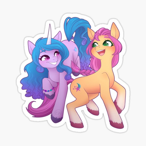 Item preview, MLP - Izzy and Sunny   designed and sold by Chubbyfunaka.