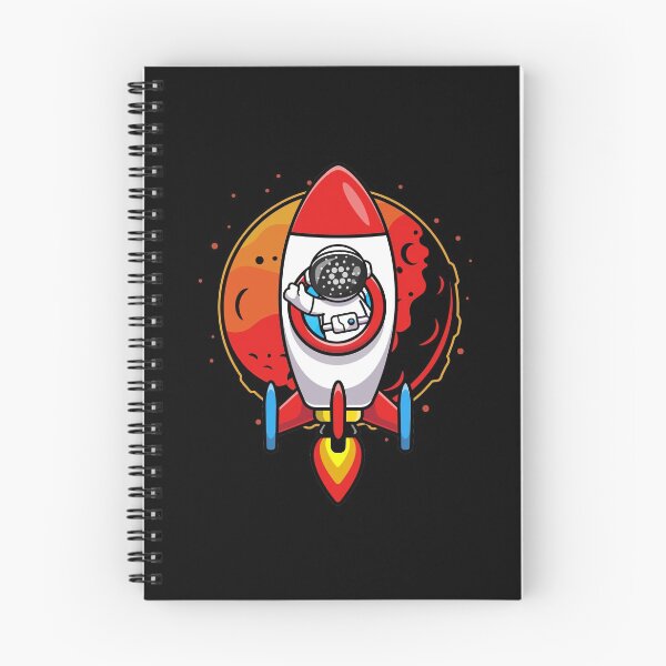 Item preview, Astronaut Rocket Cardano ADA Coin To The Moon Crypto Token Cryptocurrency Blockchain Wallet designed and sold by AriellaGross.
