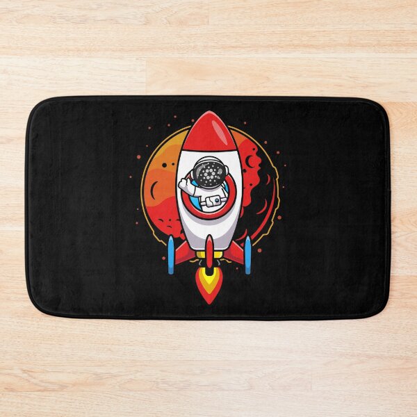Item preview, Astronaut Rocket Cardano ADA Coin To The Moon Crypto Token Cryptocurrency Blockchain Wallet designed and sold by AriellaGross.