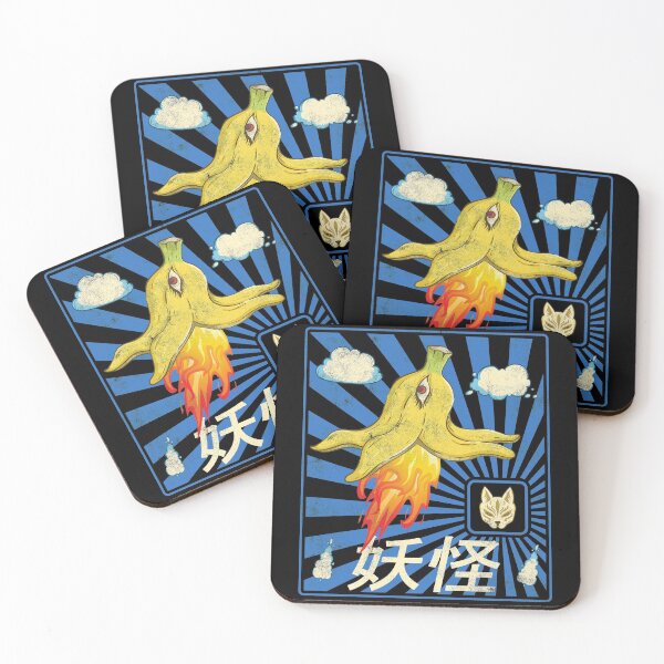 Item preview, Japanese Manga Yokai Demon Flying Banana Oni designed and sold by TheAplus.